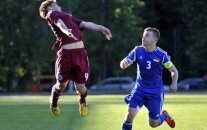 Šabala un Rakels nodrošina Latvijas U-21 futbola izlasei pārliecinošu uzvaru Eiropas čempionāta kvalifikācijas turnīra ievadā