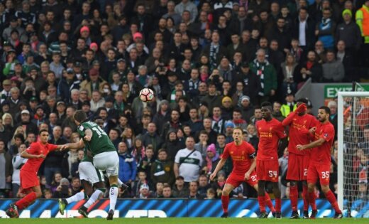 Plymouth Graham Carey vs Liverpool English FA Cup