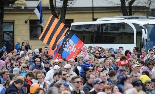 Эстонская полиция разыскивает людей, которые 9 мая были с флагами ДНР
