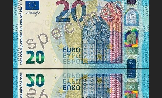 ФОТО: В ноябре в обращение поступят новые купюры достоинством 20 евро