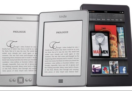 reader electron tronic books from Amazon Kindle luchshat screens 