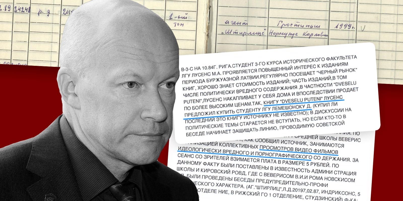 'Maisi vaļā': Aģents Štirlics ziņo par vēsturniekiem un pagrīdes porno seansiem; Grostiņš: 'Ar VDK neesmu sadarbojies'