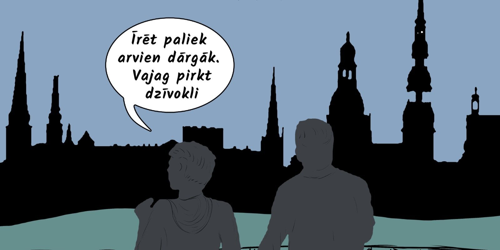 'Delfi Bizness' komikss: Labs dzīvoklis, tikai caurums sienā
