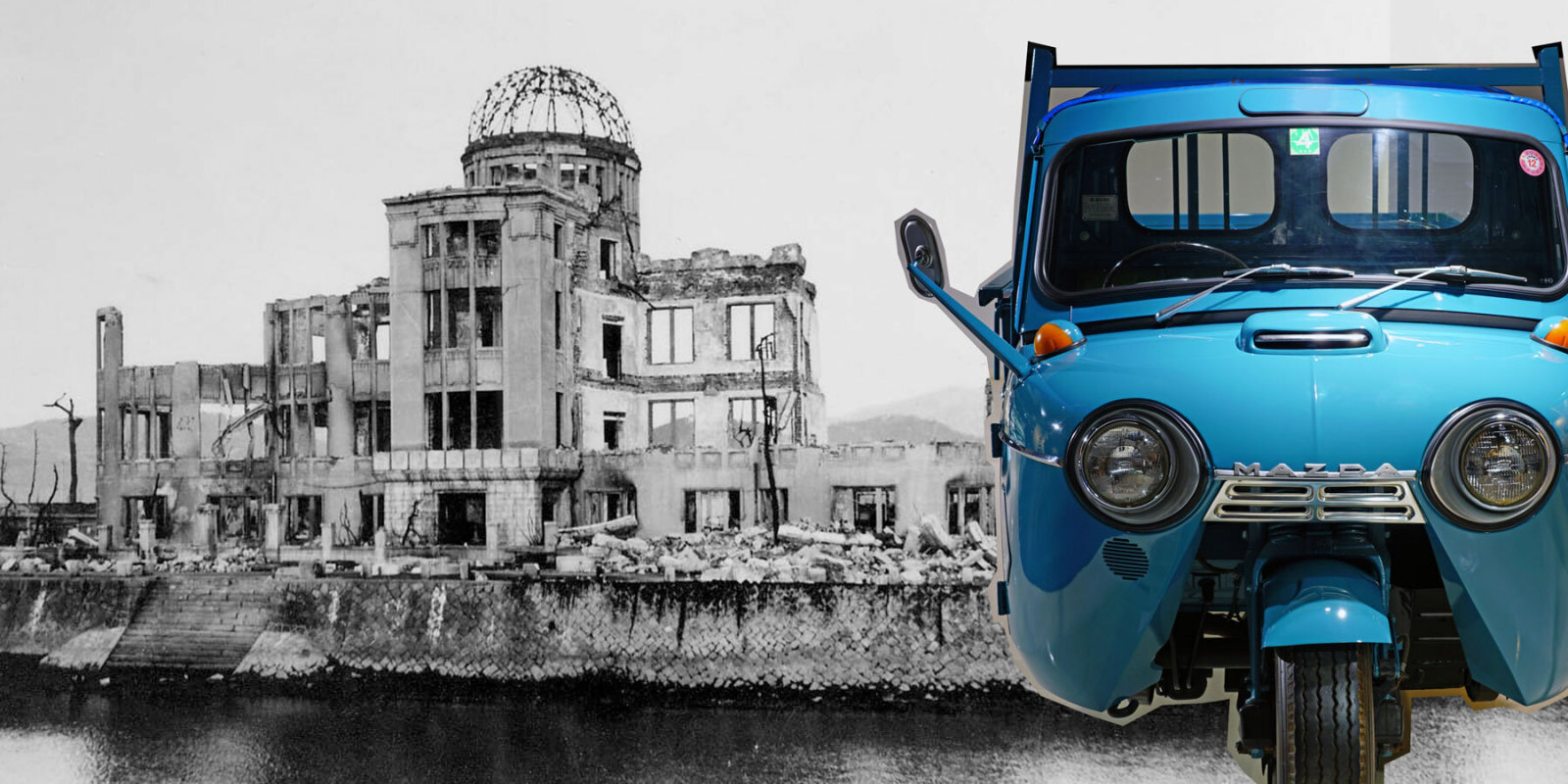 'Mazda' zīmola stāsts: kā tā radītājs par mata tiesu izglābās no ASV atombumbas