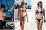 Valdzinošas pēc 50: slavenas dāmas, kuras bikini izskatās satriecoši