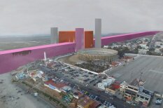 Мексиканские дизайнеры визуализировали "Стену Трампа" за $25 млрд. и она… розовая!