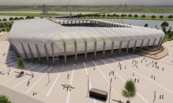 Lucavsala, 44 miljoni un lielas neskaidrības – Ļašenko cenšas sākt bīdīt futbola stadiona projektu