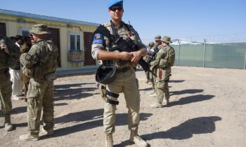 Latviešu policists Afganistānā: 'Uz mana pleca ir sēdējis sargeņģelis'