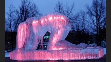 В Елгаве пройдет фестиваль ледовых скульптур