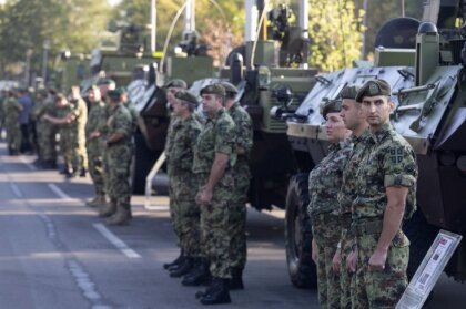 Serbijas armijā izsludināts augstākais kaujas gatavības līmenis