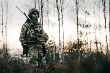 На полигоне в Адажи проходят военные учения Verboom 3