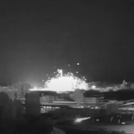 Video: Pie Dienvidukrainas AES sprāgst okupantu raķete
