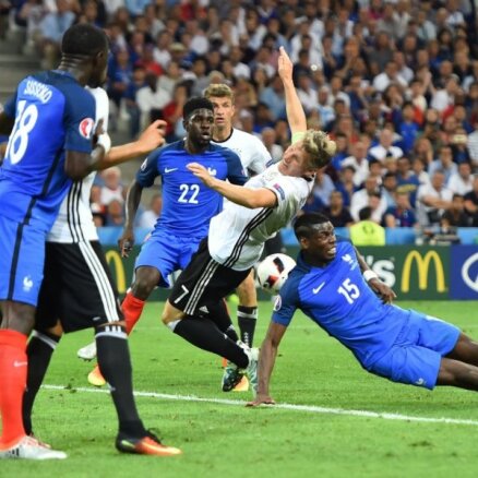 ВИДЕО, ФОТО: Как Франция обыграла Германию в полуфинале чемпионата Европы