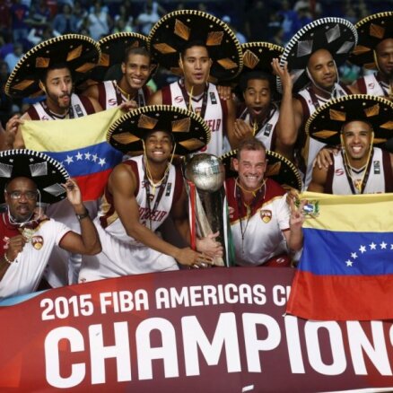 Venecuēlas basketbola izlase pirmoreiz vēsturē uzvar Amerikas čempionātā