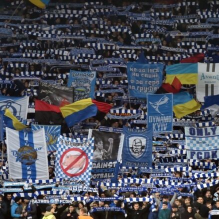 Kijevas 'Dinamo' sodīti par līdzjutēju uzvedību