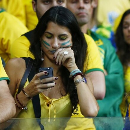 Vācijas un Brazīlijas spēle pārsit arī 'Twitter' rekordus