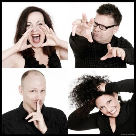 Uz vienas skatuves muzicēs 'New York Voices' un Latvijas Radio bigbends