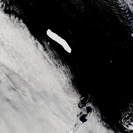 Pasaules lielākais aisbergs dodas pretī savam galam