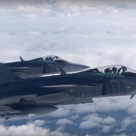 NATO video: Kā notiek svešo lidmašīnu pārtveršana
