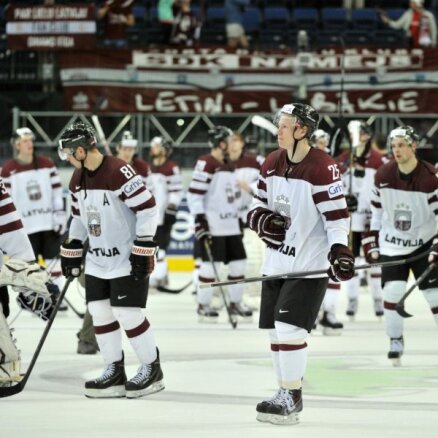 Latvijas Hokeja federācija: izlase uzdevumu pasaules čempionātā nav izpildījusi