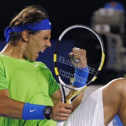 ‘Australian  Open ’ pusfinālā tiksies Nadals un Federers