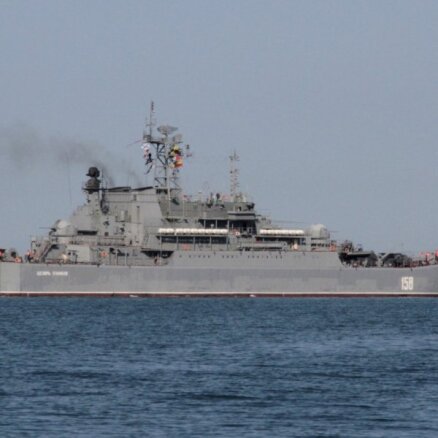 Jūlijā pie Latvijas robežas novēroti 18 Krievijas militārie kuģi un deviņas lidmašīnas