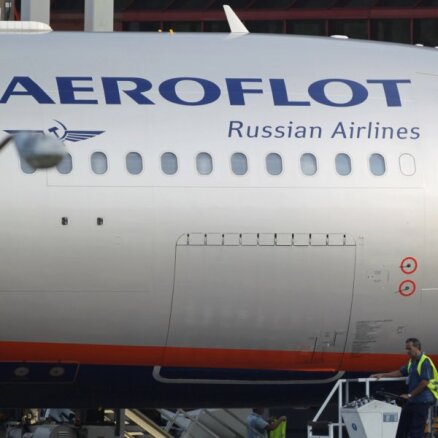 'Aeroflot' pārvadāto pasažieru skaits martā sarucis par 20%