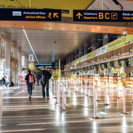 За семь месяцев в Рижском аэропорту обслужено 2,8 млн пассажиров