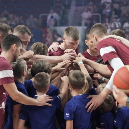 Latvijas basketbola izlase ar Turciju spēlēs pret Igauniju iespēlētā sastāvā