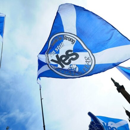 Atbalsts Skotijas neatkarībai pieaudzis līdz 52%, liecina aptaujas rezultāti