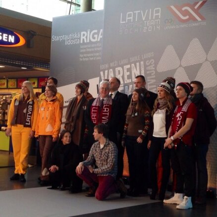 В Сочи делегация латвийской команды составит 54-57 человек