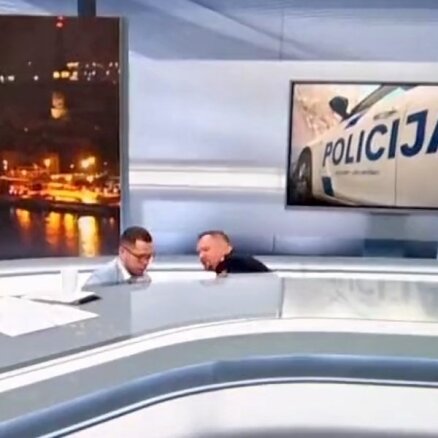 Policijas šefs Ruks tiešraidē glābj noģībušu 'Rīta Panorāmas' vadītāju