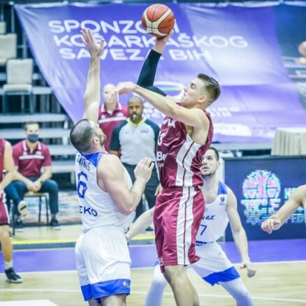 Сборная Латвии победила Грецию в отборочном матче на Евробаскет