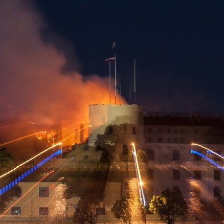 Глава МВД: причина пожара в Рижском замке будет доказана