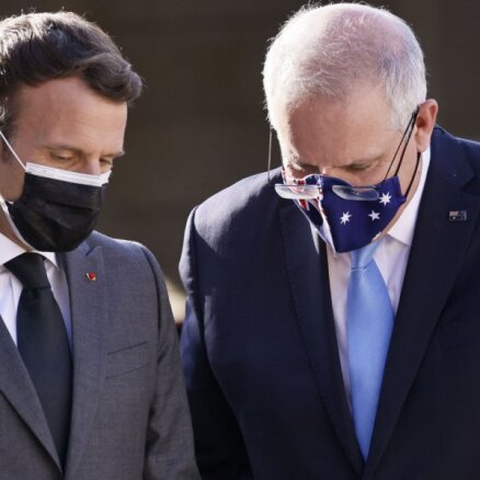 AUKUS sāga: Austrālijas premjers meloja par zemūdeņu darījumu, paziņo Makrons
