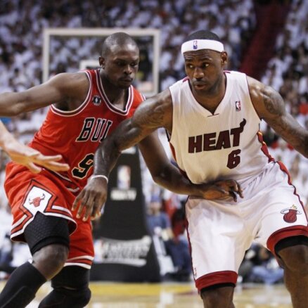 'Heat' izvirzās vadībā NBA  pusfināla sērijā