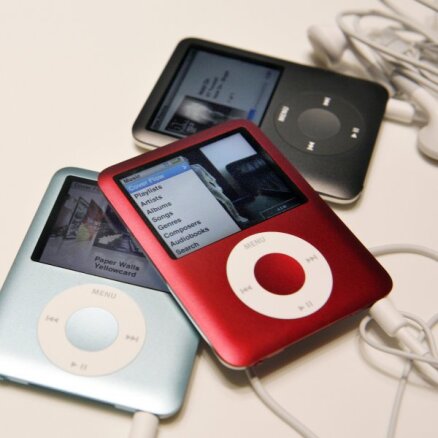 'Apple' pārtrauc portatīvo mūzikas atskaņotāju 'iPod' ražošanu