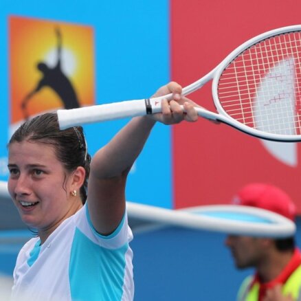 Foto: Anastasija Sevastova  iekļūst 'Australian Open' astotdaļfinālā