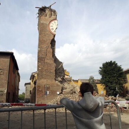 Zemestrīcē Itālijā seši bojāgājušie