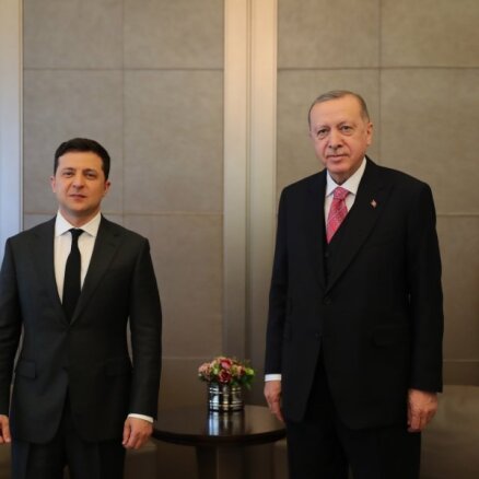 Erdogans pauž atbalstu Ukrainas teritoriālajai nedalāmībai
