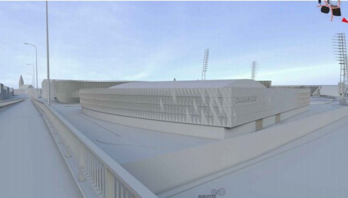 ФОТО: Как будет выглядеть ледовый холл на территории стадиона "Даугава"