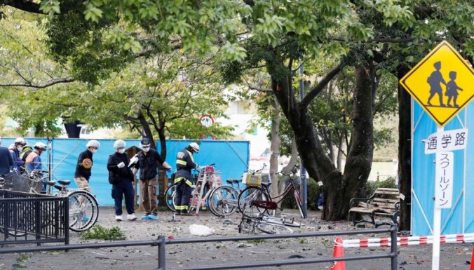 Parkā Japānā sprādzienu sarīkojis pensionārs – pašnāvnieks
