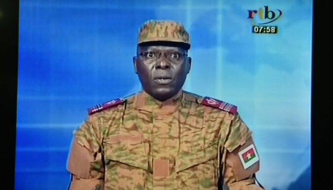 Burkinafaso pučisti paziņo par valsts apvērsumu