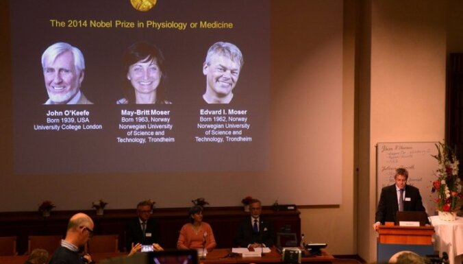 Nobela prēmiju medicīnā piešķir par smadzeņu pozicionēšanas sistēmas pētījumiem