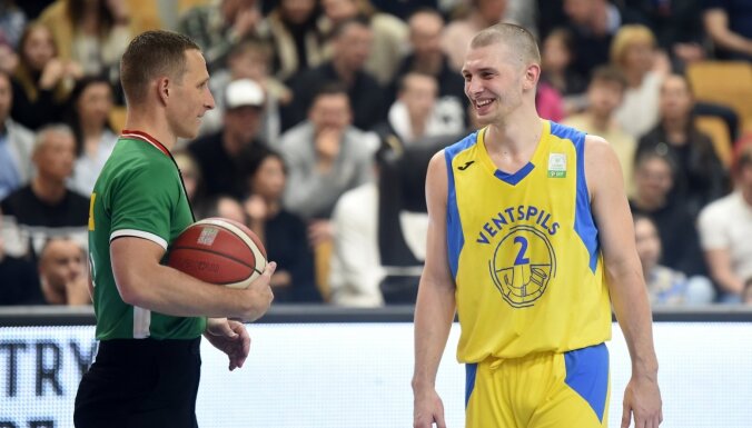 'Ventspils' LIBL mačā uzvar 'Valmiera Glass'/ViA basketbolistus
