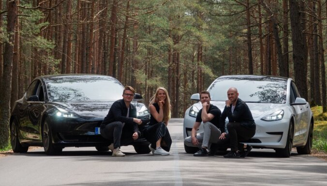 Latvijā izveidota automašīnu 'Tesla' koplietošanas platforma, investējot 2,5 miljonus eiro