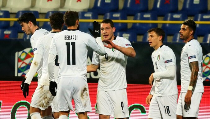 Itālijas izlase sasniedz garāko bezzaudējumu sēriju futbola vēsturē