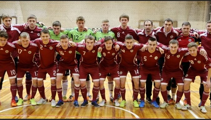 Спустя 7 лет возрождена молодежная сборная Латвии по футзалу