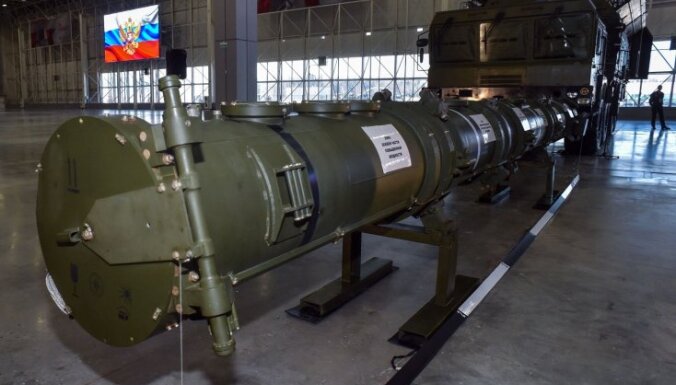 Krievija izrāda apstrīdēto 9M729 raķeti; noliedz INF līguma pārkāpšanu