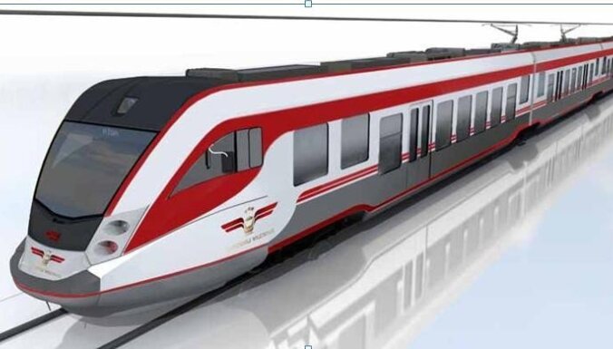 ФОТО: Pasažieru vilciens определила дизайн новых поездов